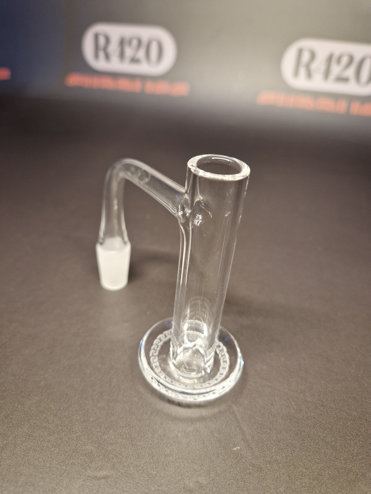 Quartz Slurper- 14mm / 90° Male Fitting - Tall & Clear