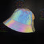 Reflective Flash Reactive Bucket Hat – Luminous Rave Style