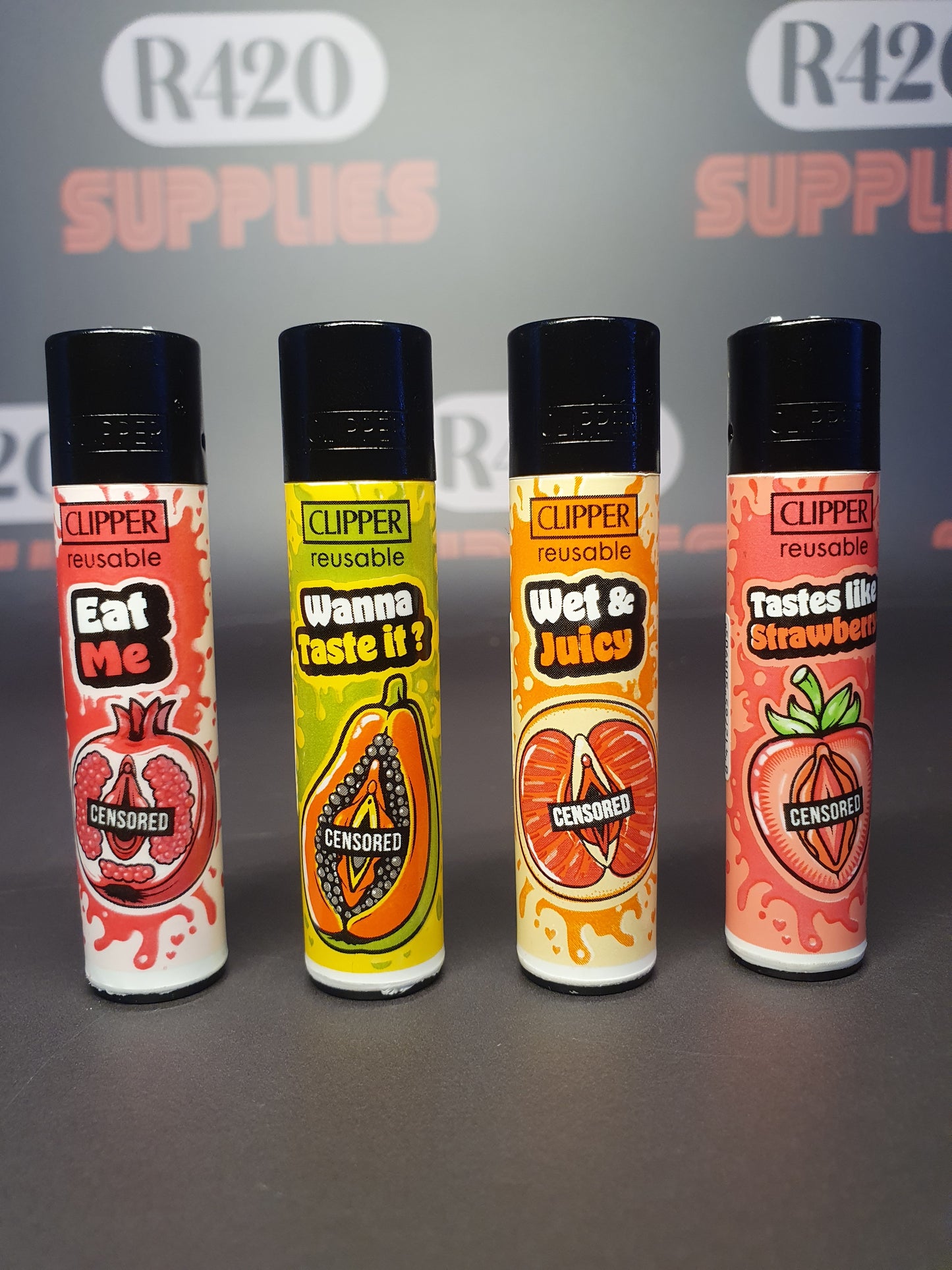 Clipper Lighter - Eat Your Fruits