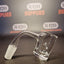 Quartz Banger - 14mm / 90° Male Fitting - Flat Bottom Bucket with Autospin