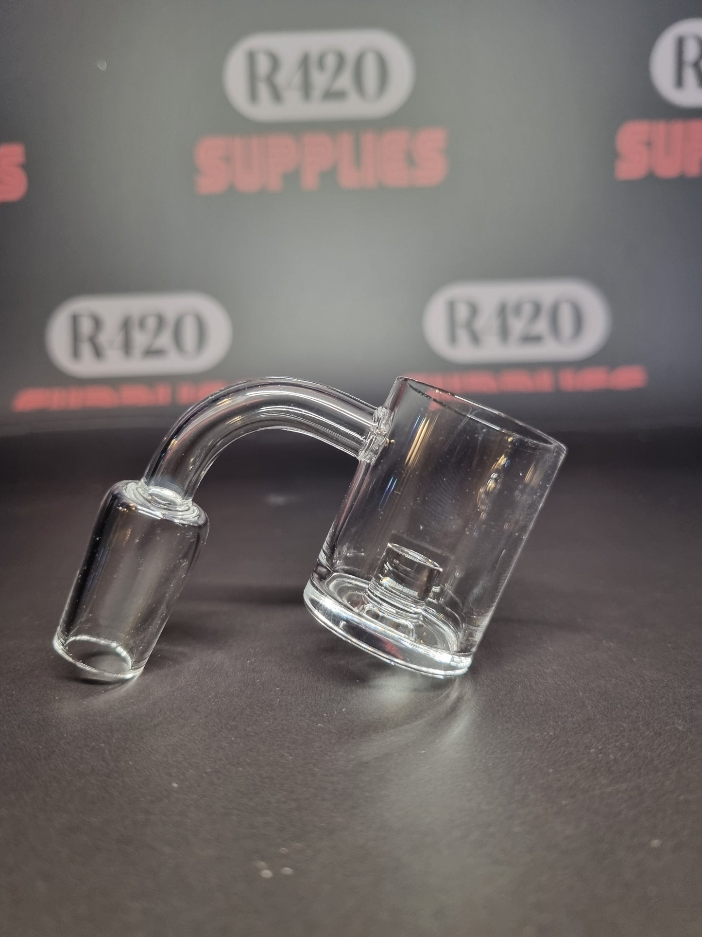 Kwartsbanger met regenboogeffect - 14 mm mannelijke fitting
