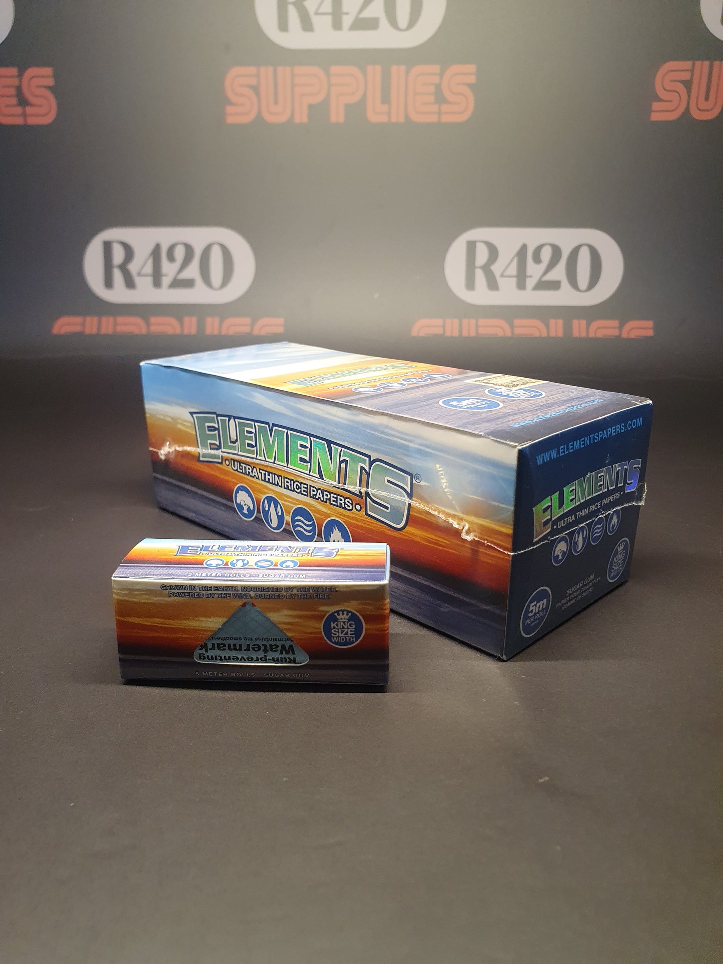 Elements Rolls - Kingsize - 5M - Ultra Thin Rice Paper