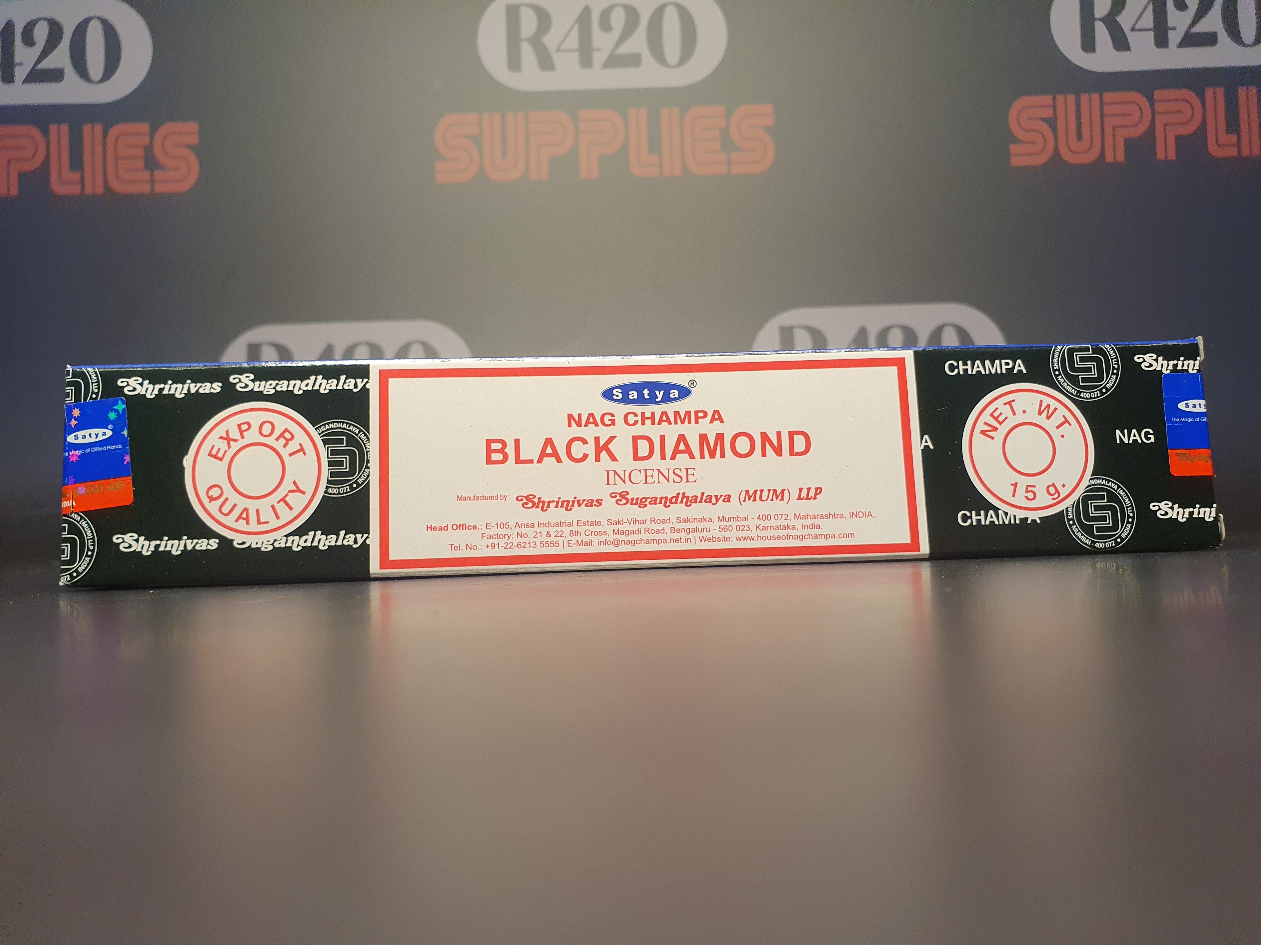 Satya Incense Sticks - Black Diamond