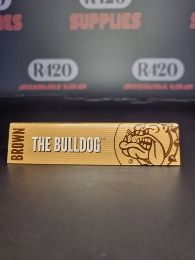 The Bulldog Brown Vloei - Kingsize Slim Ongebleekt Vloei