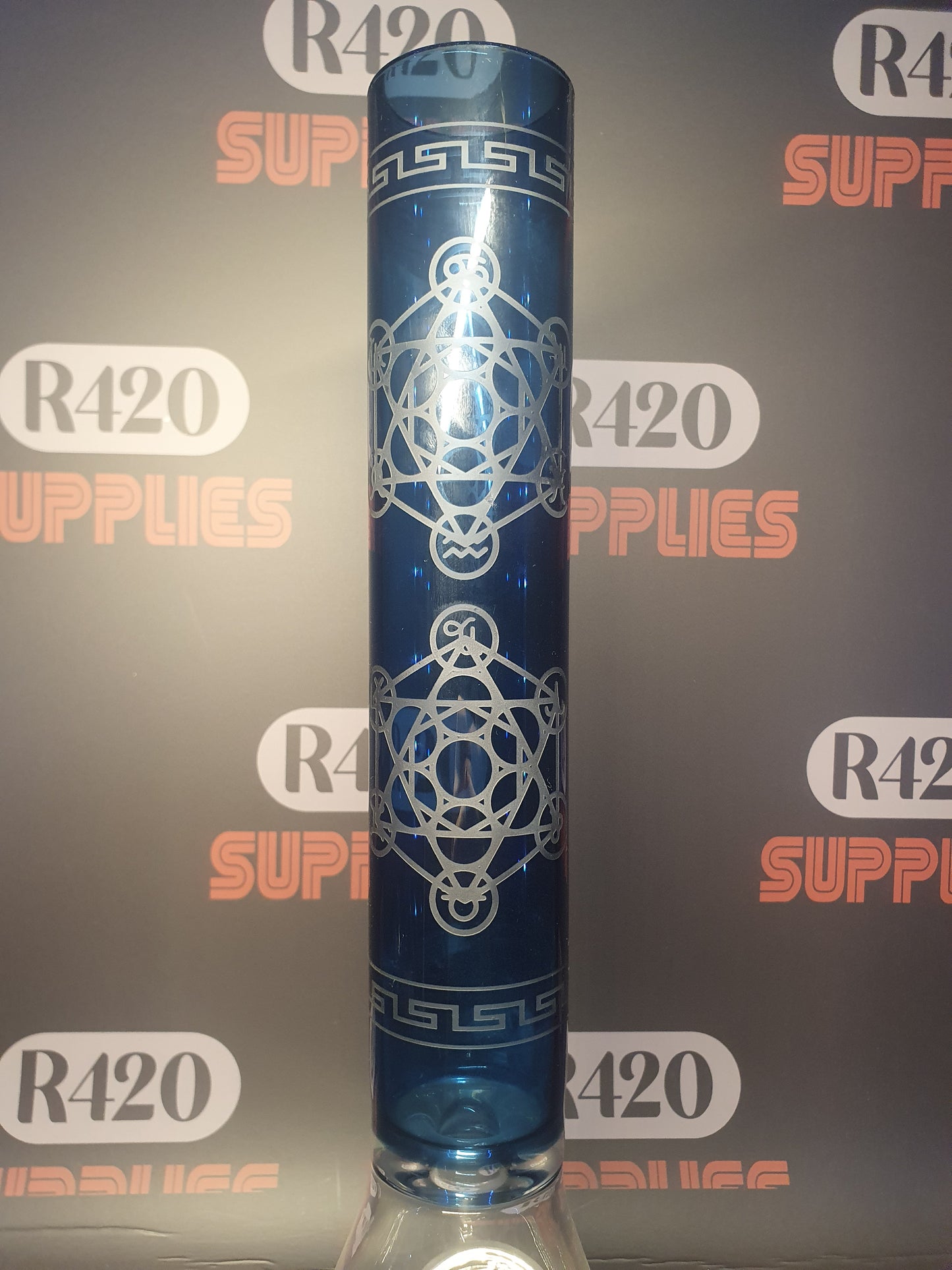 Amsterdam - Limited Edition Blue - Heavy Base - Geometric Art Series - H:40cm