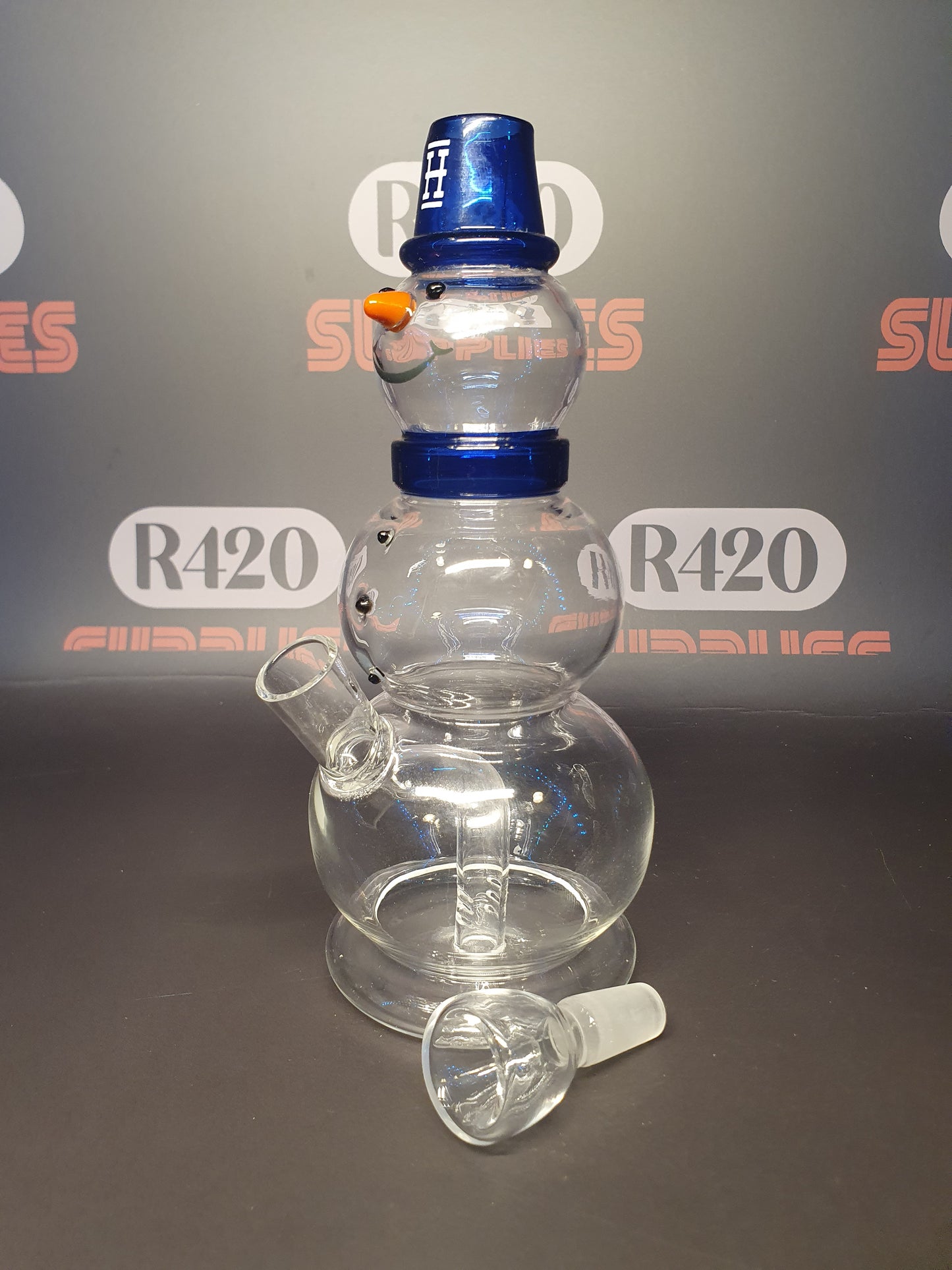 Hemper Glass Bong - Snowman