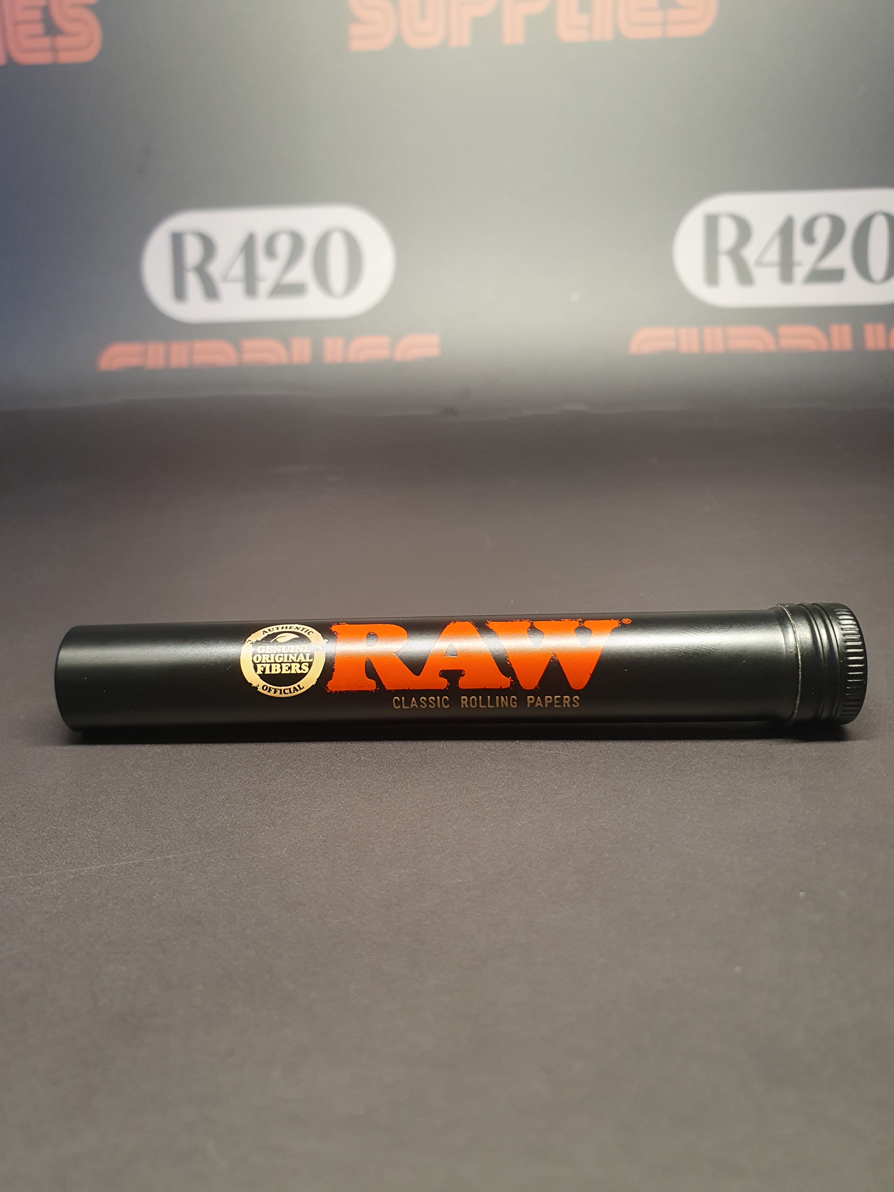 RAW Metal Storage Tube  -Black