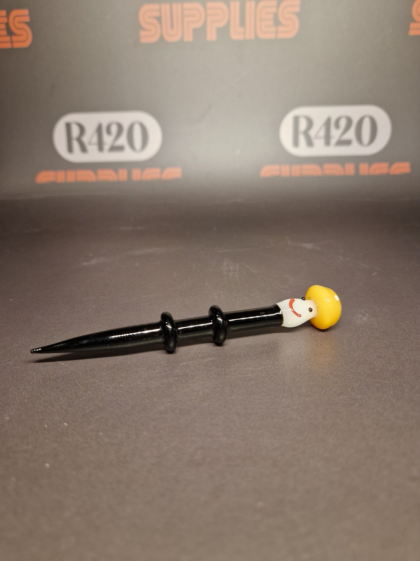 Glass Dabber - Mushroom Head - 120mm