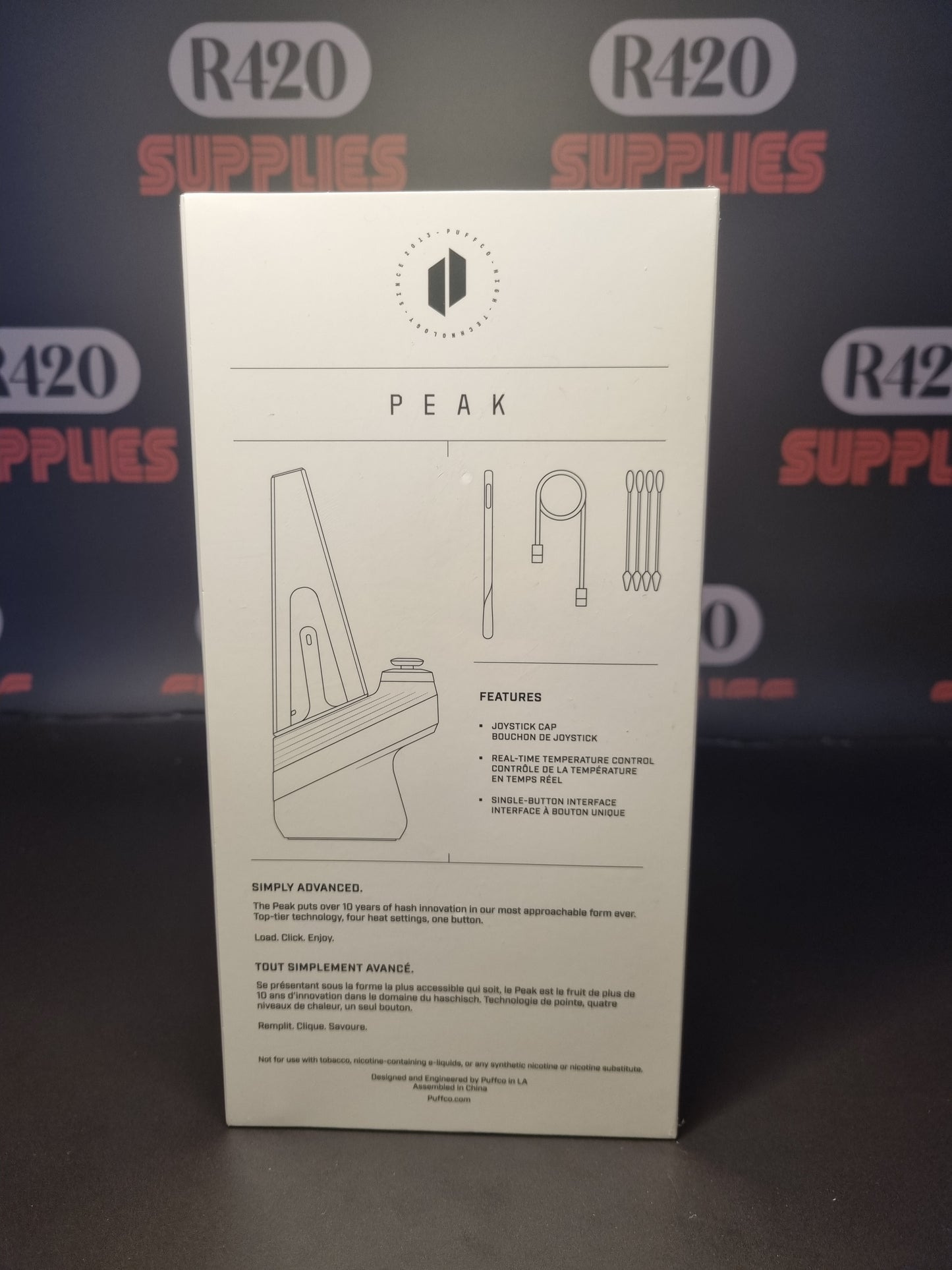 Puffco Peak - New Model Portable Concentrate Vaporiser - Onyx