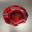 RAW Ruby Red Glass Ashtray