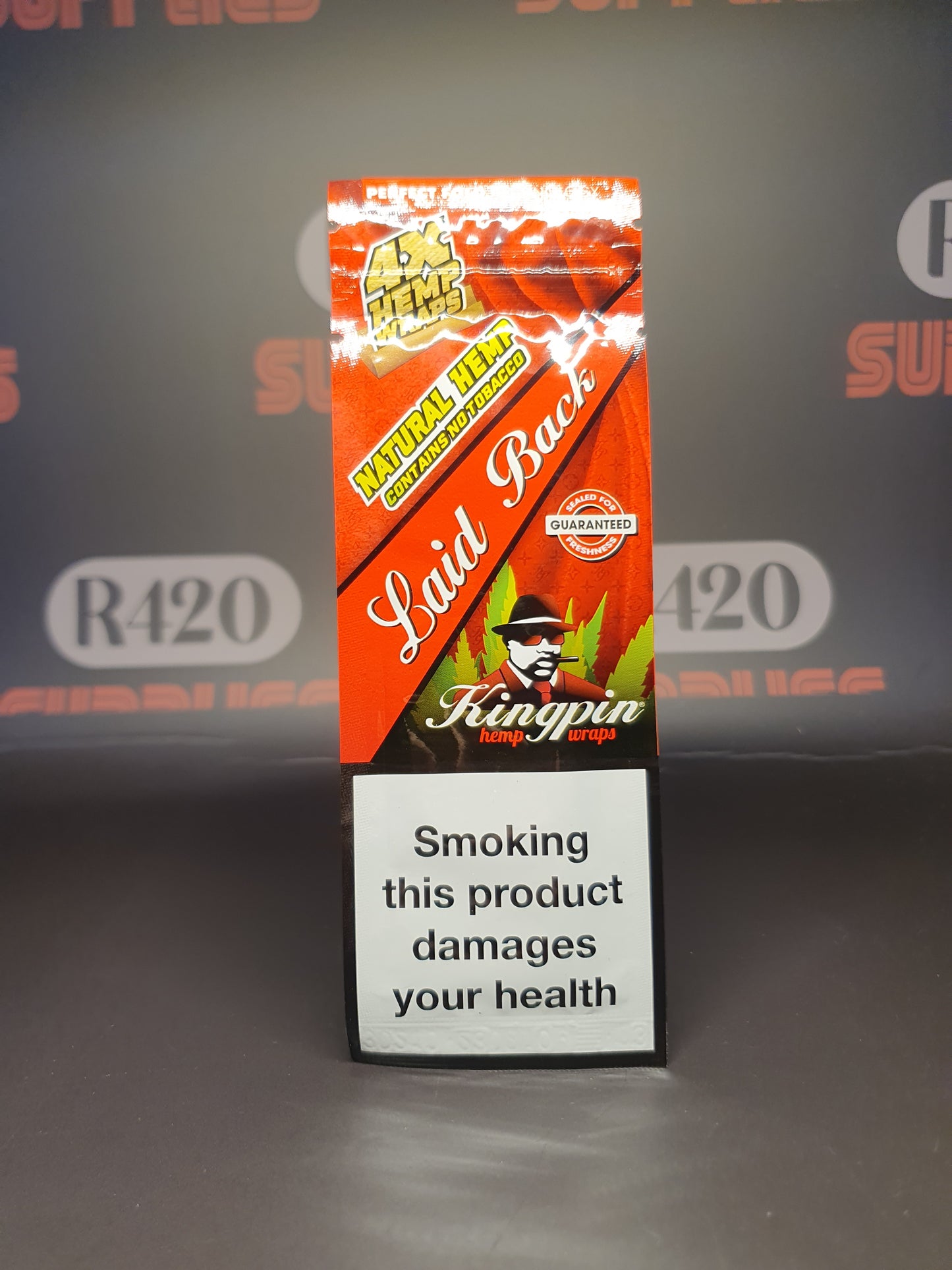 Kingpin Hemp Wraps - 4 Pack - Laid Back