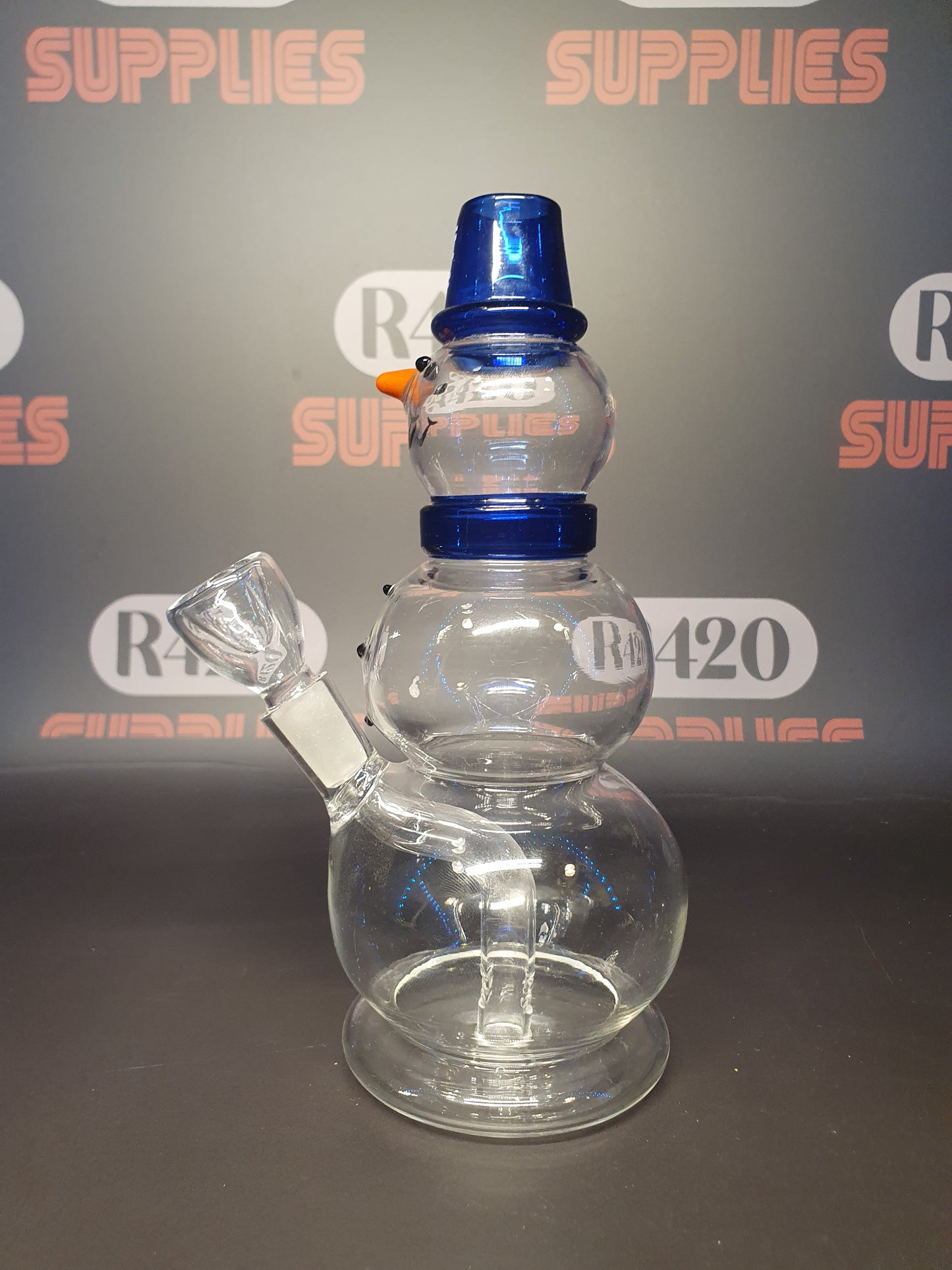 Hemper Glass Bong - Snowman