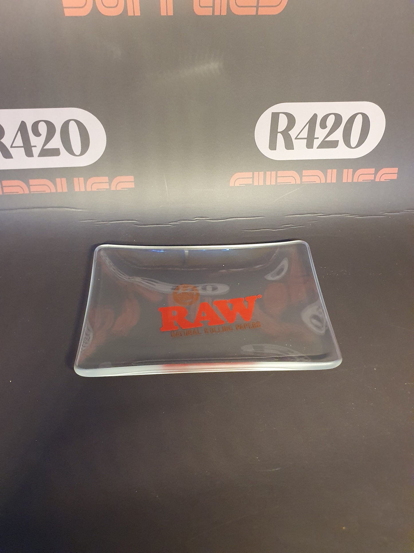 RAW Glass Mini Rolling Tray