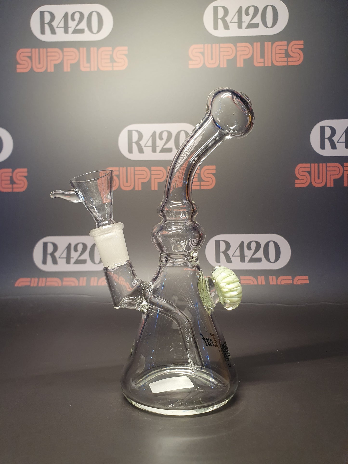 Black Leaf - Combi Glass Dab Rig - H180mm - Green