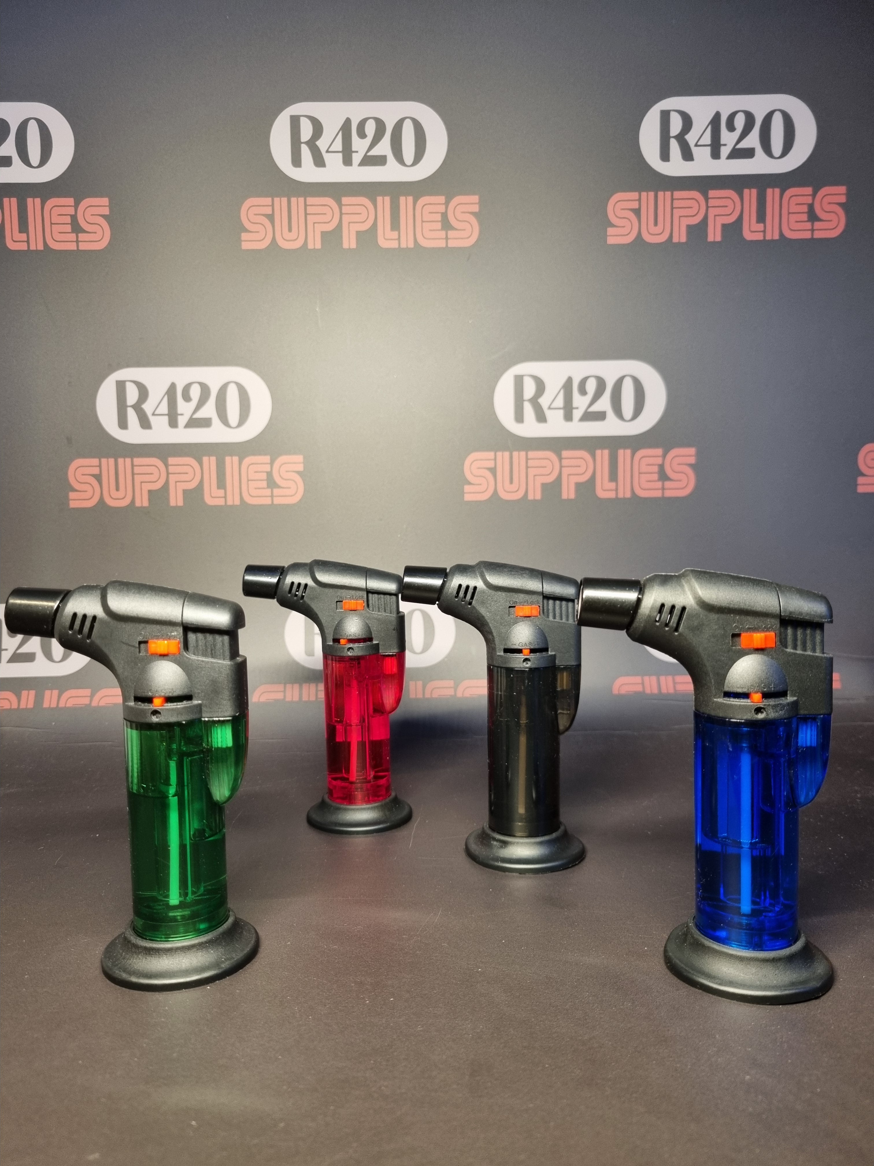 Jet Torch Lighter - Multiple Colours - Refillable