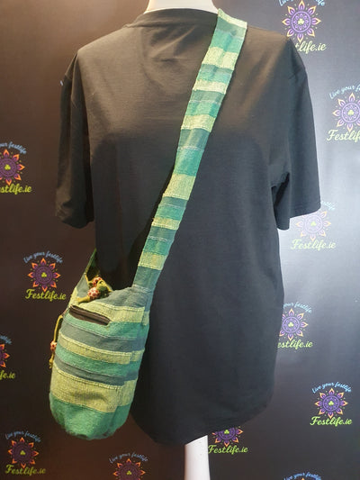 Forest Green Nepal Sling Bag