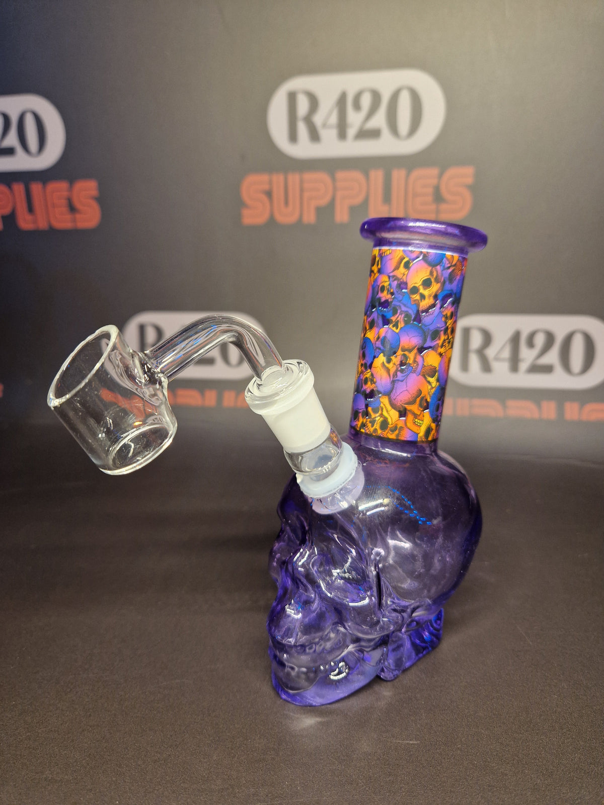 Glass Bong & Dab Rig Set