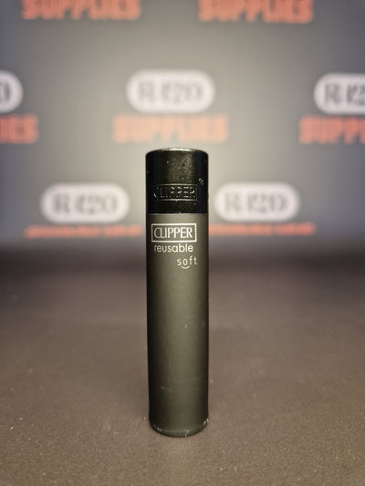 Clipper Aansteker - Soft Touch - Zwart