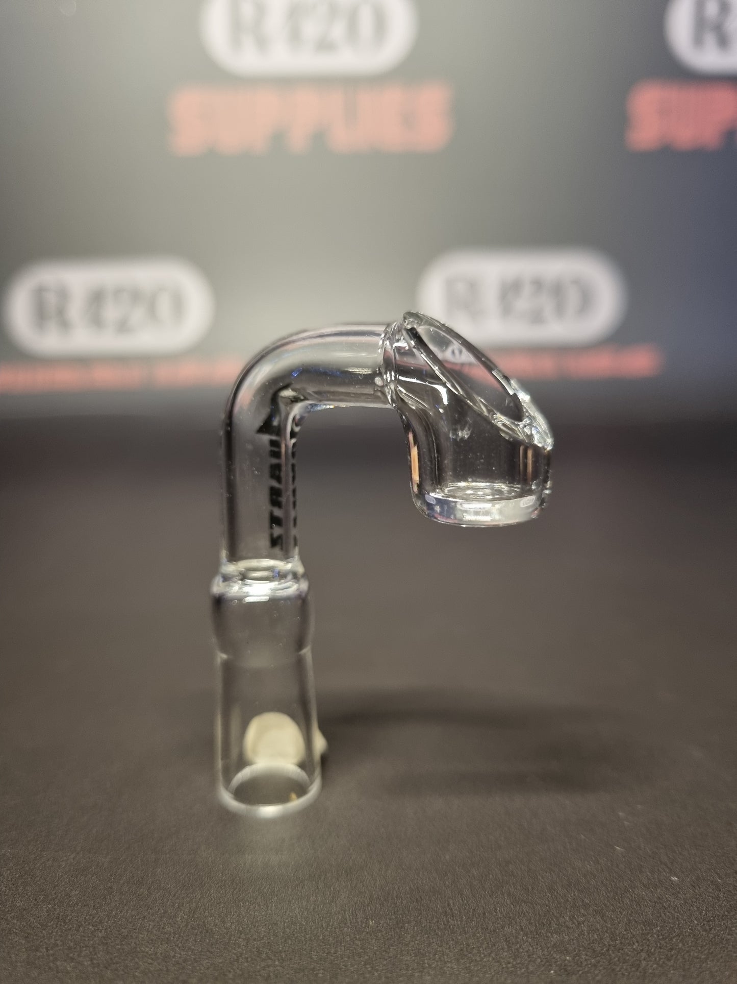 Kwarts banger met schuine top - 10 mm mannelijk gewricht