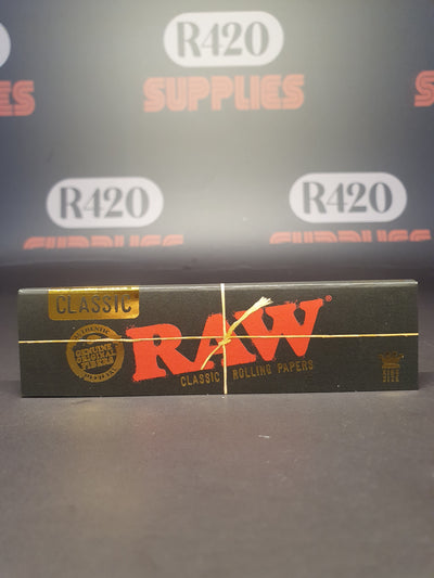 RAW Black Kingsize (wide) - 32 Leaves