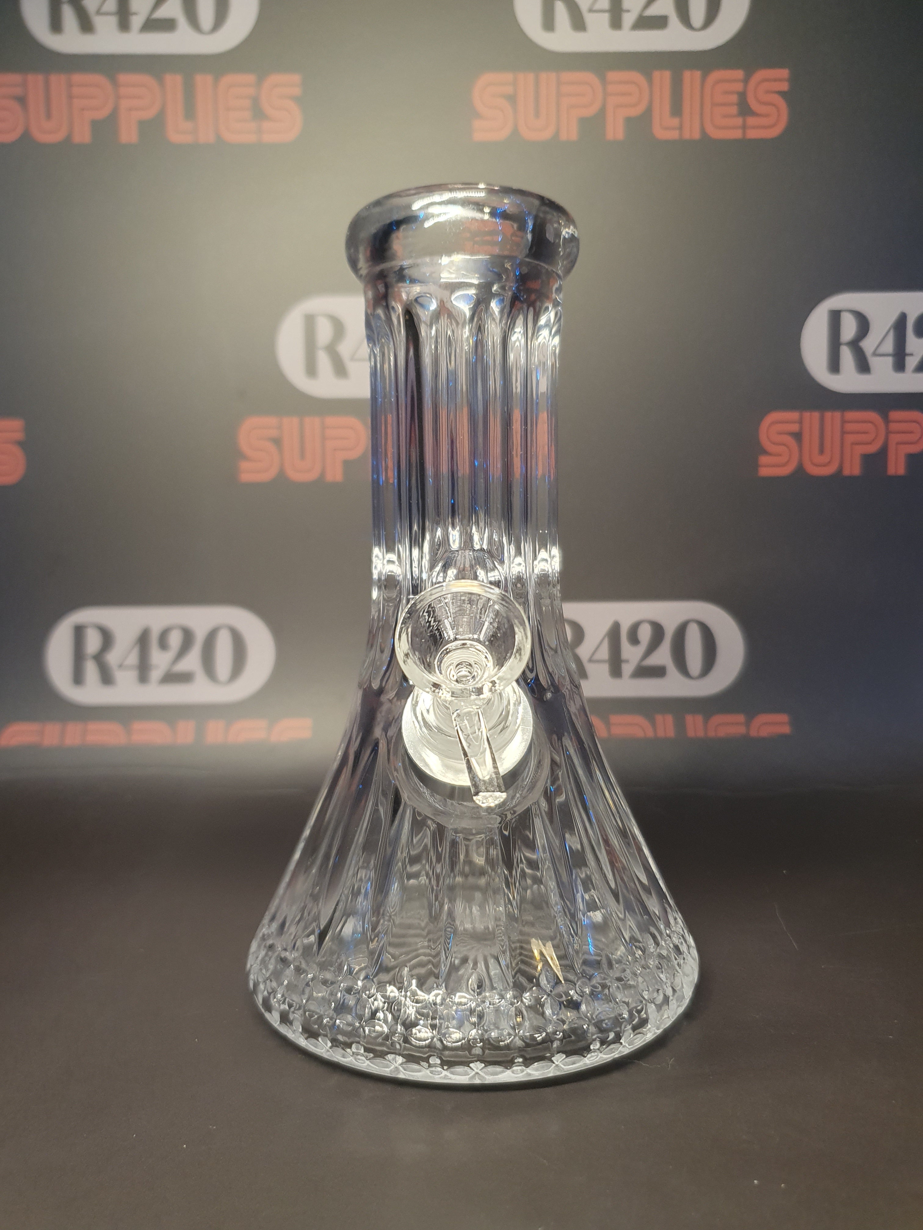 Chongz Cut Glass Beaker Bong - 20cm