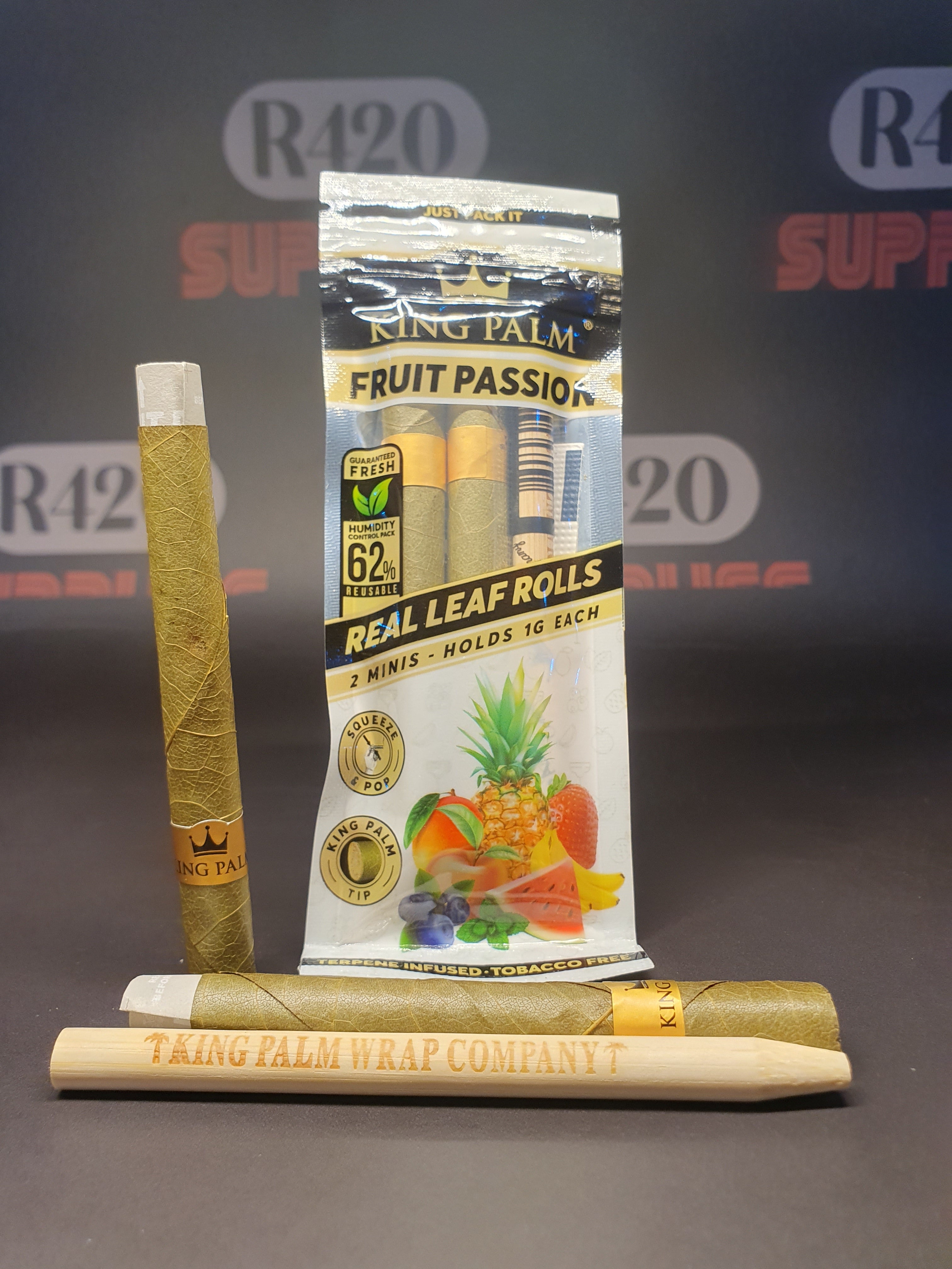 King Palm Mini Rolls - 2 Pack - Fruit Passion