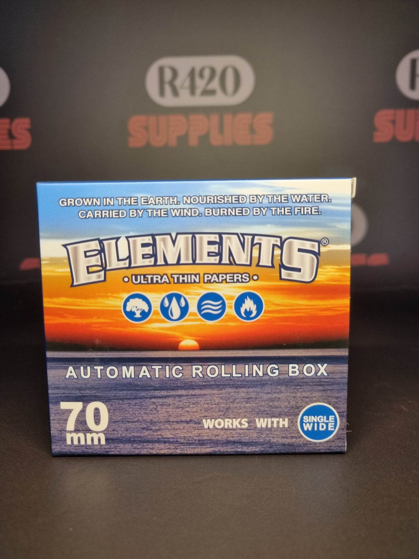 Elements Automatic Rolling Box - 70mm - Blue