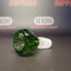 Glazen schaal met groene diamant - 18 mm mannelijk