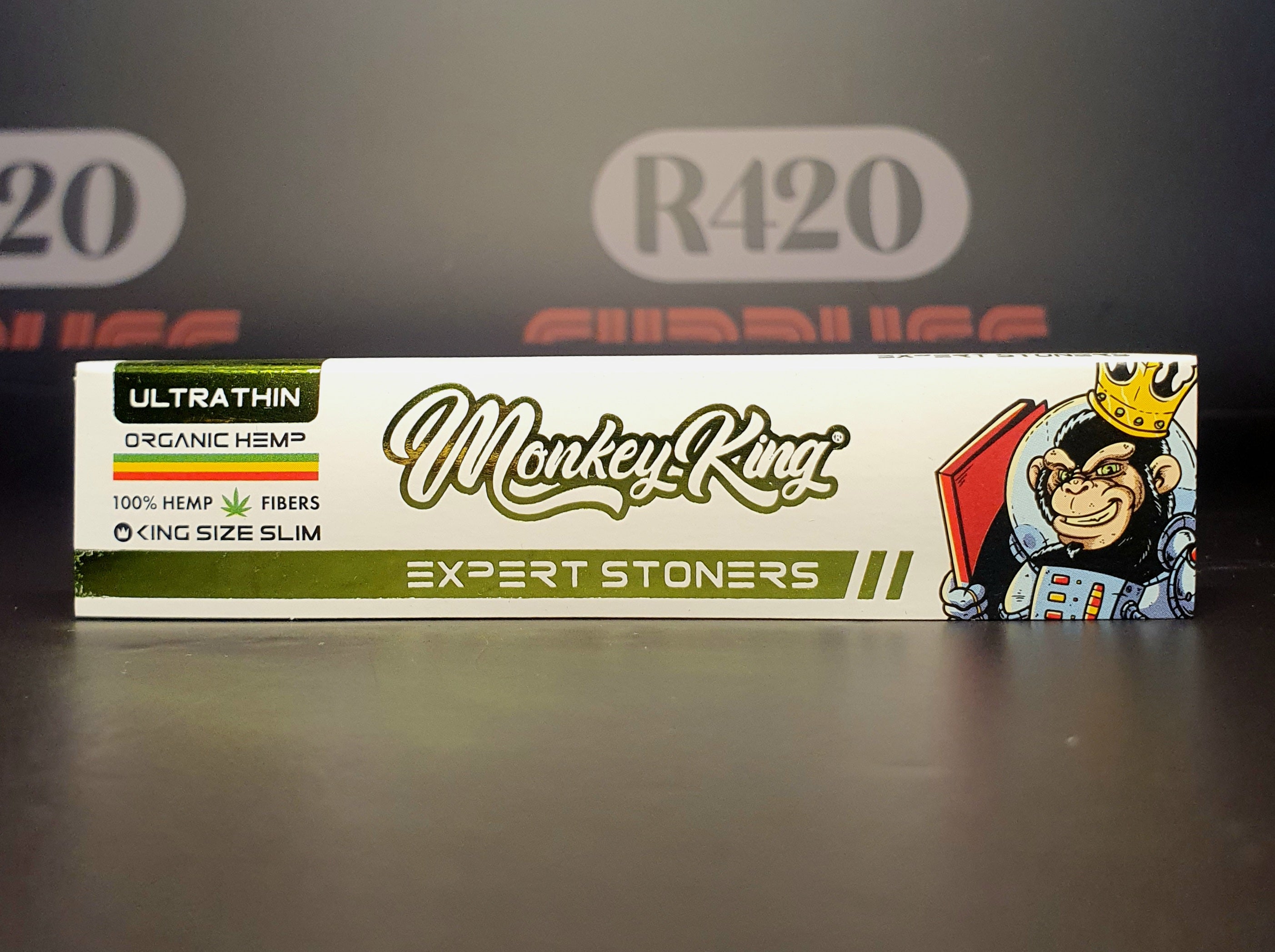 Monkey King Expert Stoners Series - HEMP Ultra Thin Kingsize Slim - 32 Leaves