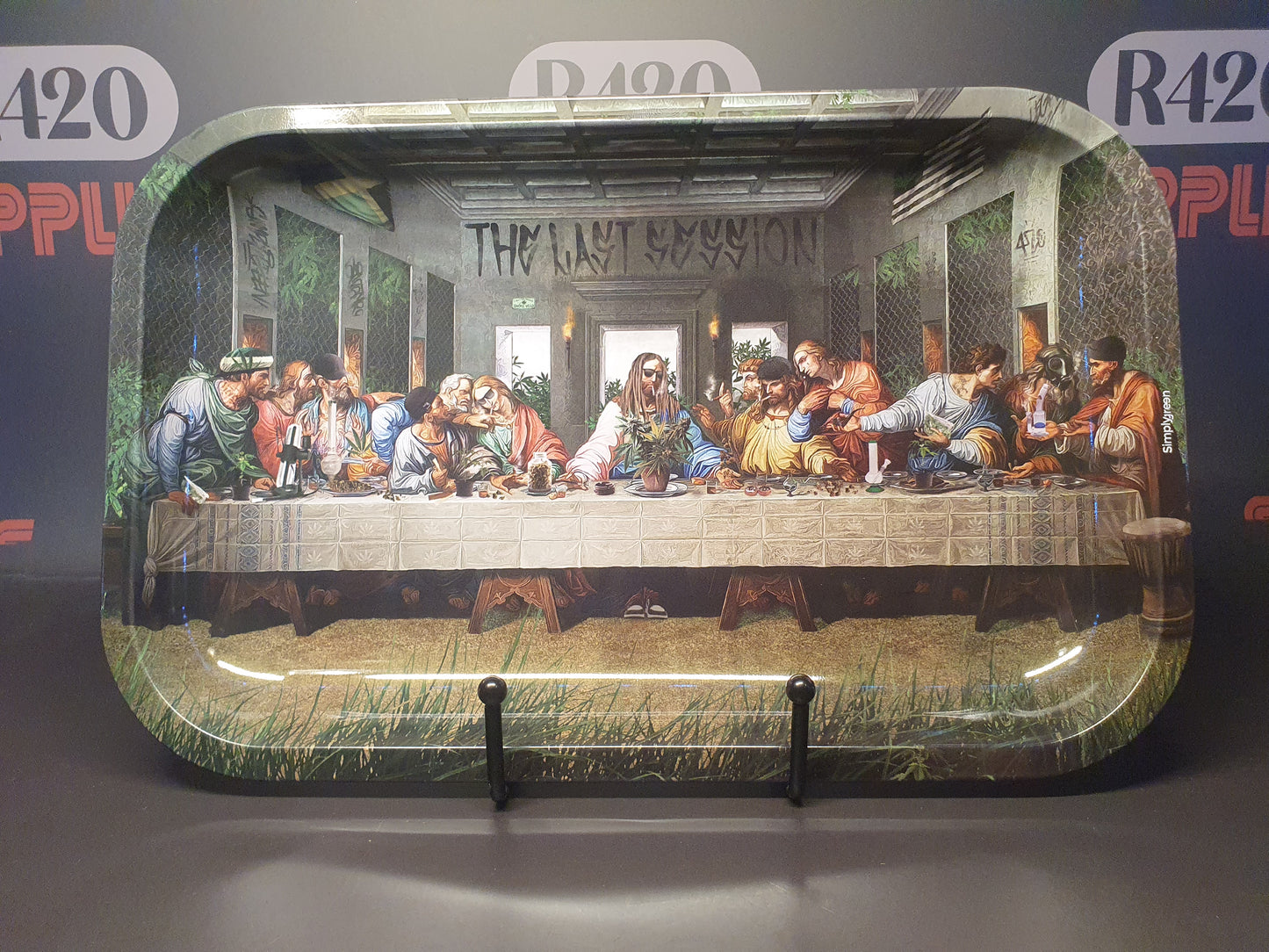 The Last Session - Small Metal Rolling Tray