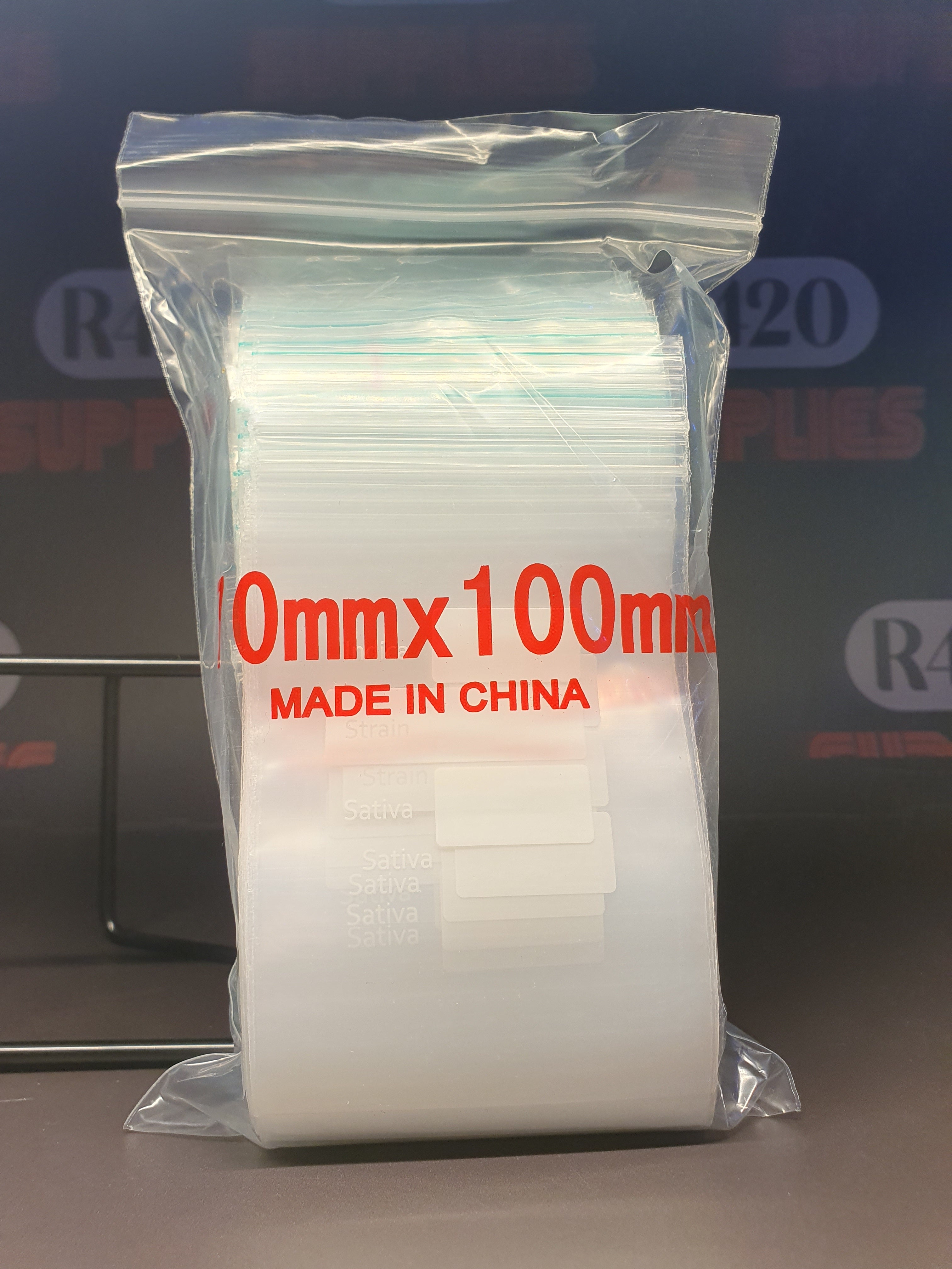 Ziplock Bag - Clear - 70x100mm - 90ù Strong (100)