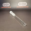 Glazen downstem - 14 mm - 90 mm lang