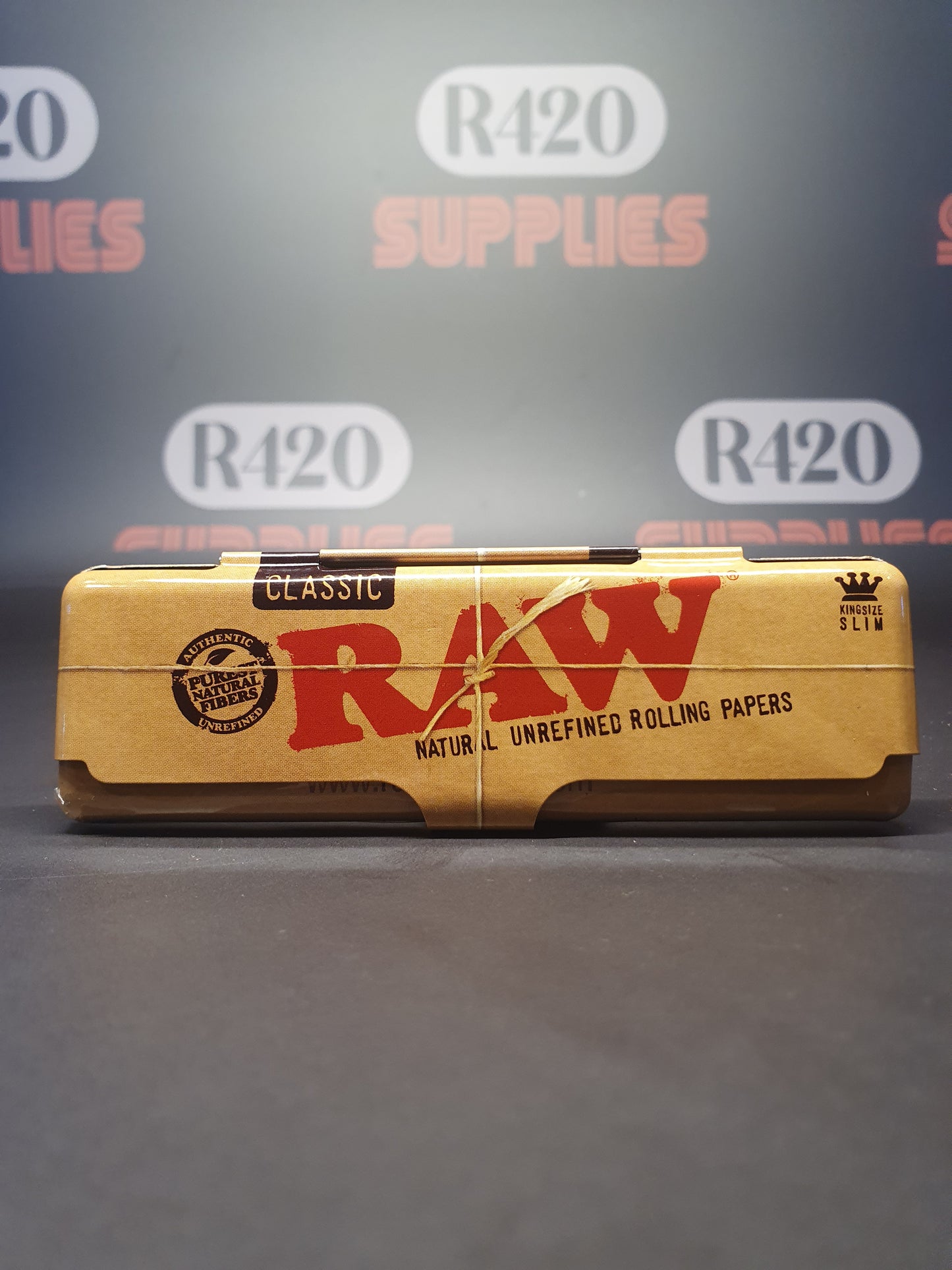 RAW Classic Metal Paper Case - Kingsize Slim