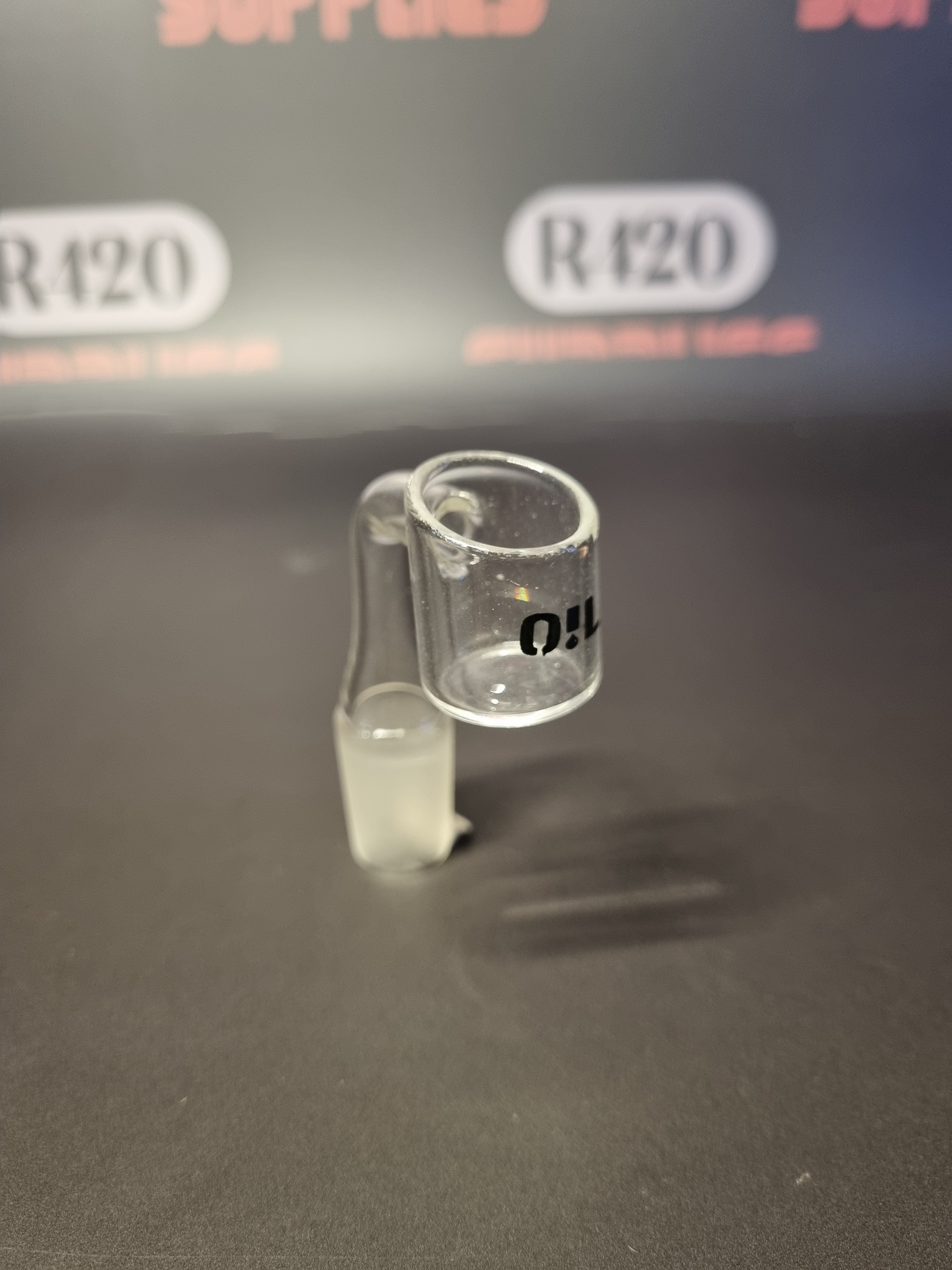 Quartz Banger - 18mm / 90° Male Fitting - Angled Top