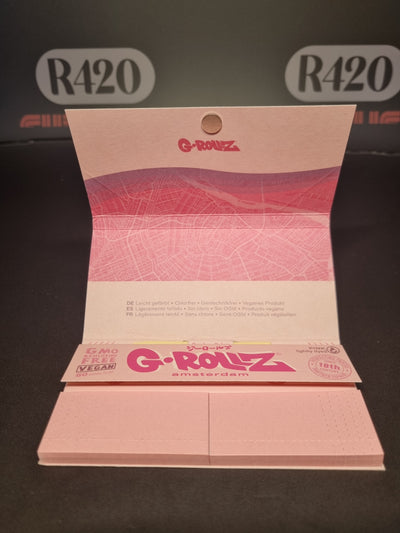 G-Rollz Banksy Graffiti Kingsize Slim, Fooien, Poker &amp; Dienblad