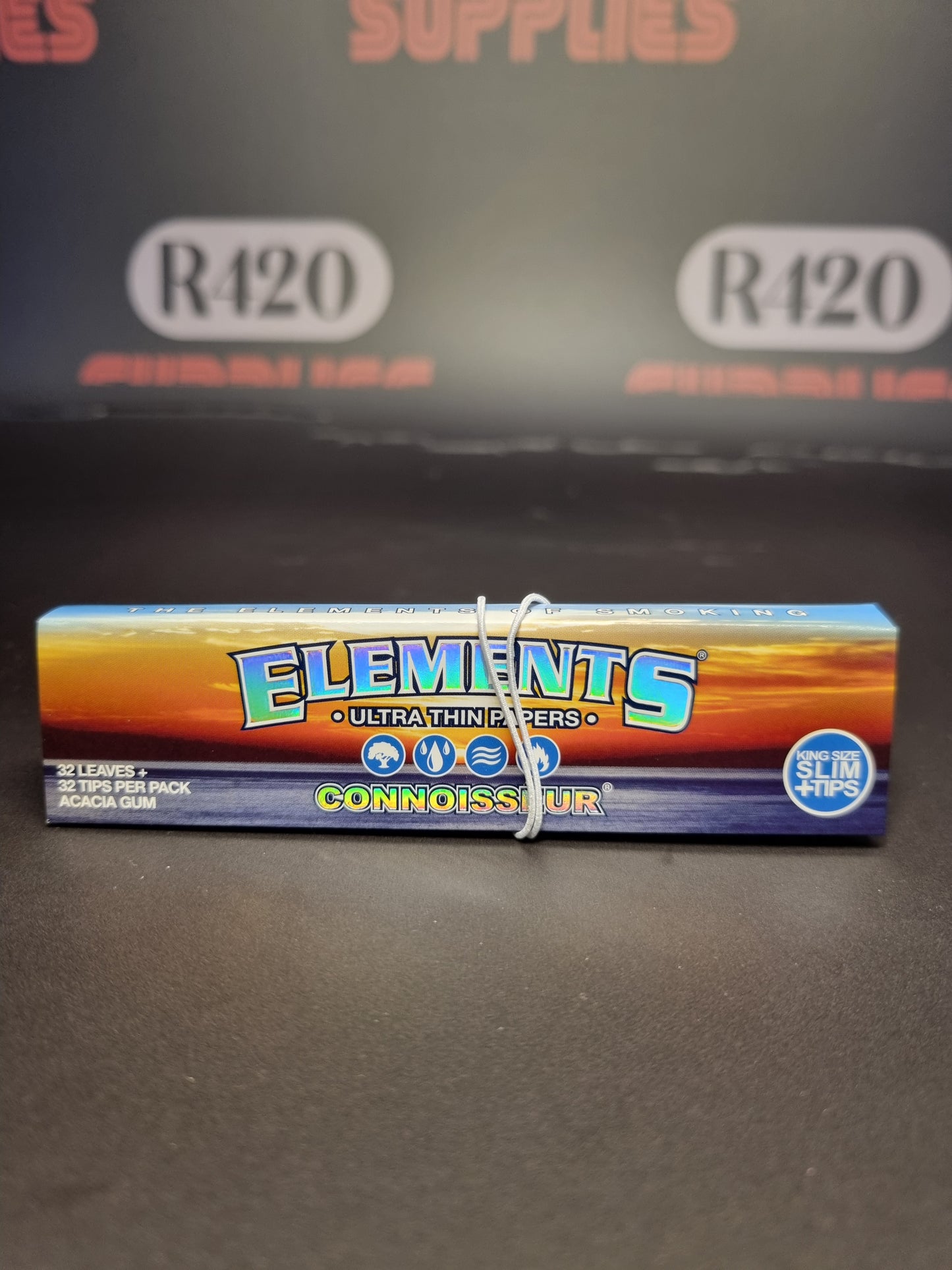 Elements Kingsize Slim Connoisseur  - Ultra Thin Rice Papers & Tips