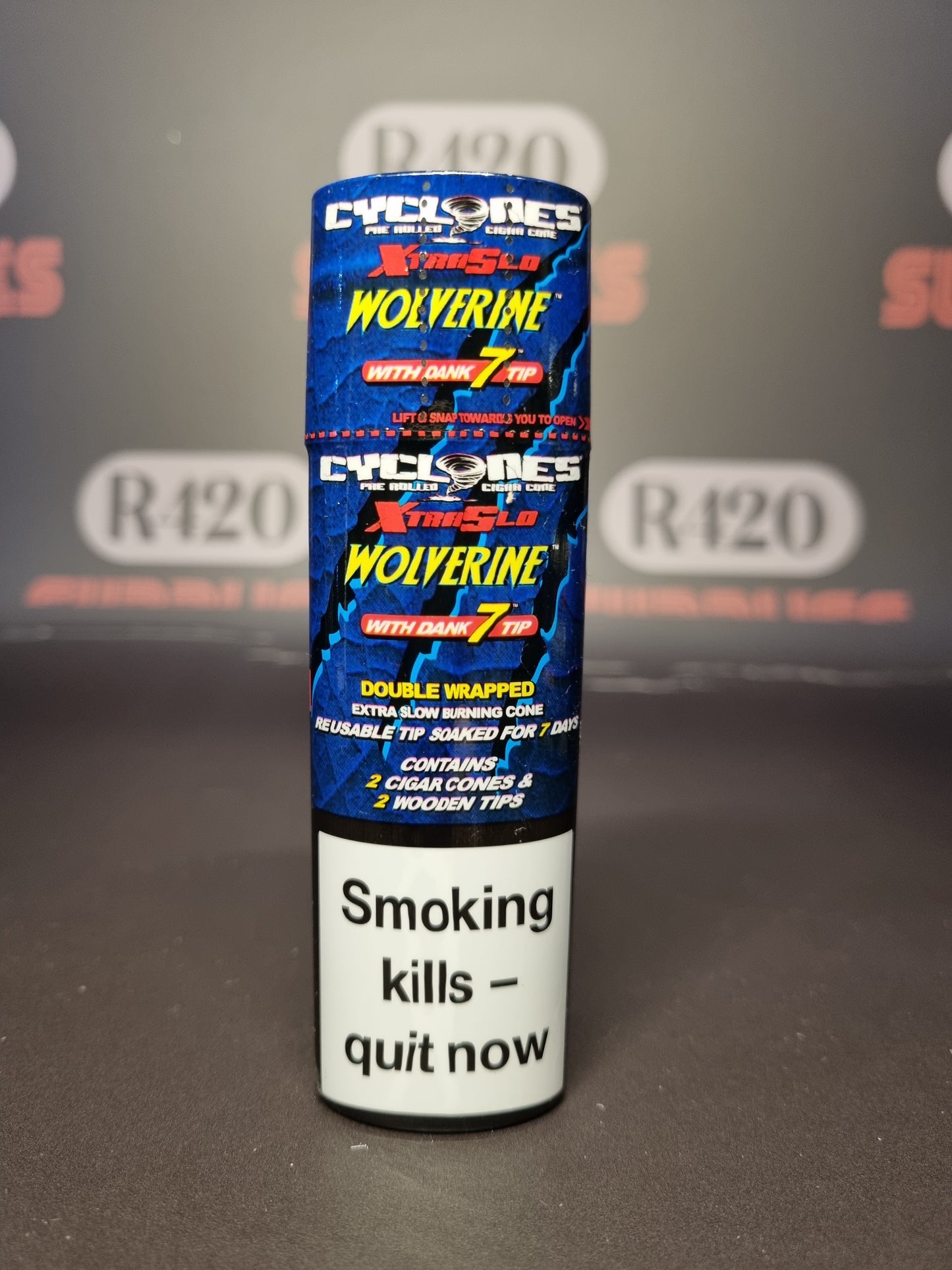 Cyclones Hemp Cones - Slow Burning - 2 Pack - Wolverine'