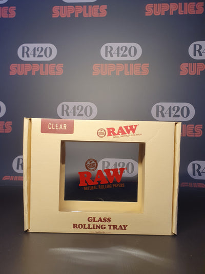 RAW Glass Mini Rolling Tray