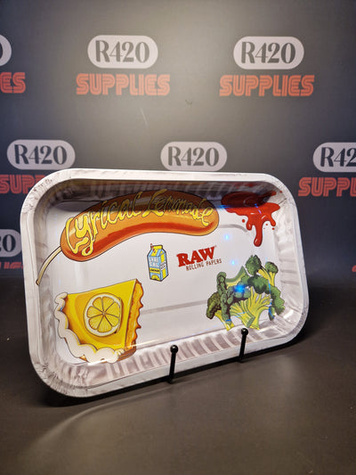 RAW x Lyrical Lemonade Metal Rolling Tray - Klein