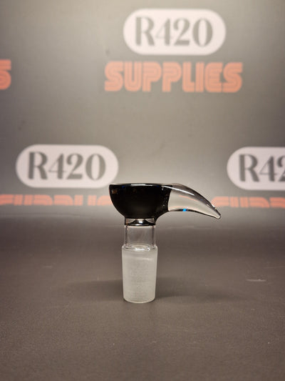 Grace Glass Bowl met Trekhandvat - 18mm Mannelijk - Zwart