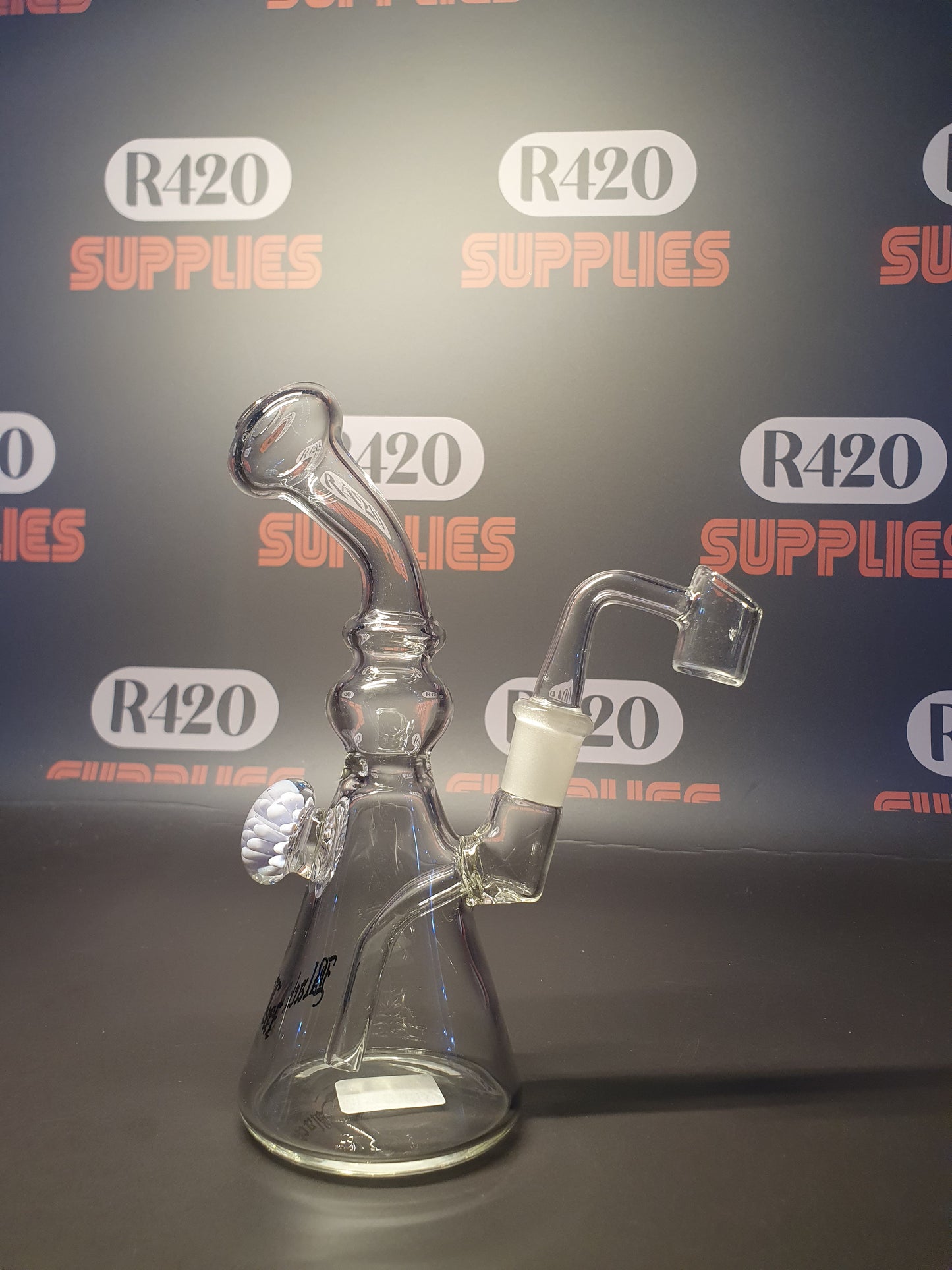 Black Leaf - Combi Glass Dab Rig - H180mm - Purple