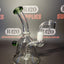Black Leaf - Glazen Dab Rig - H155mm - Groen
