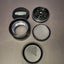 Hammercraft Black Aluminium Grinder with Window - 61mm - 5 Part