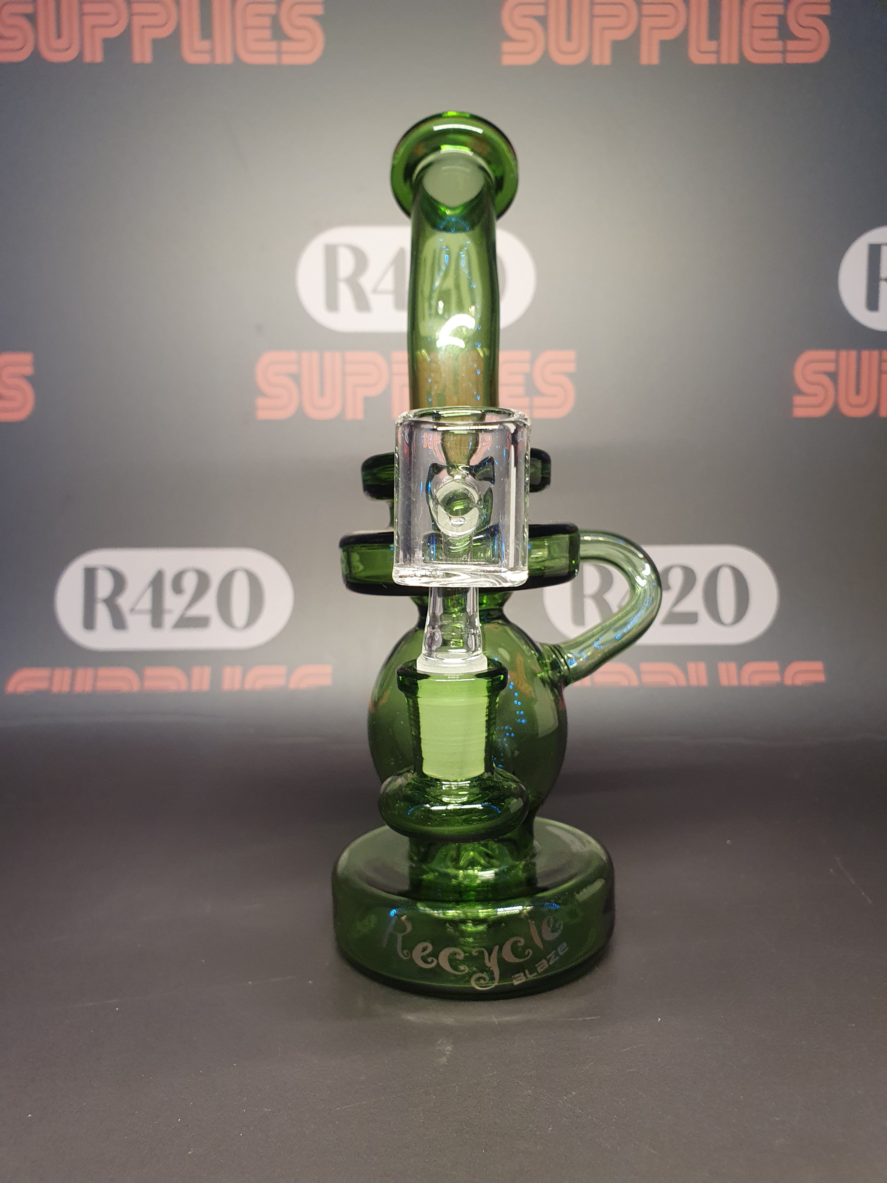 BLAZE Recycler Bong + Banger