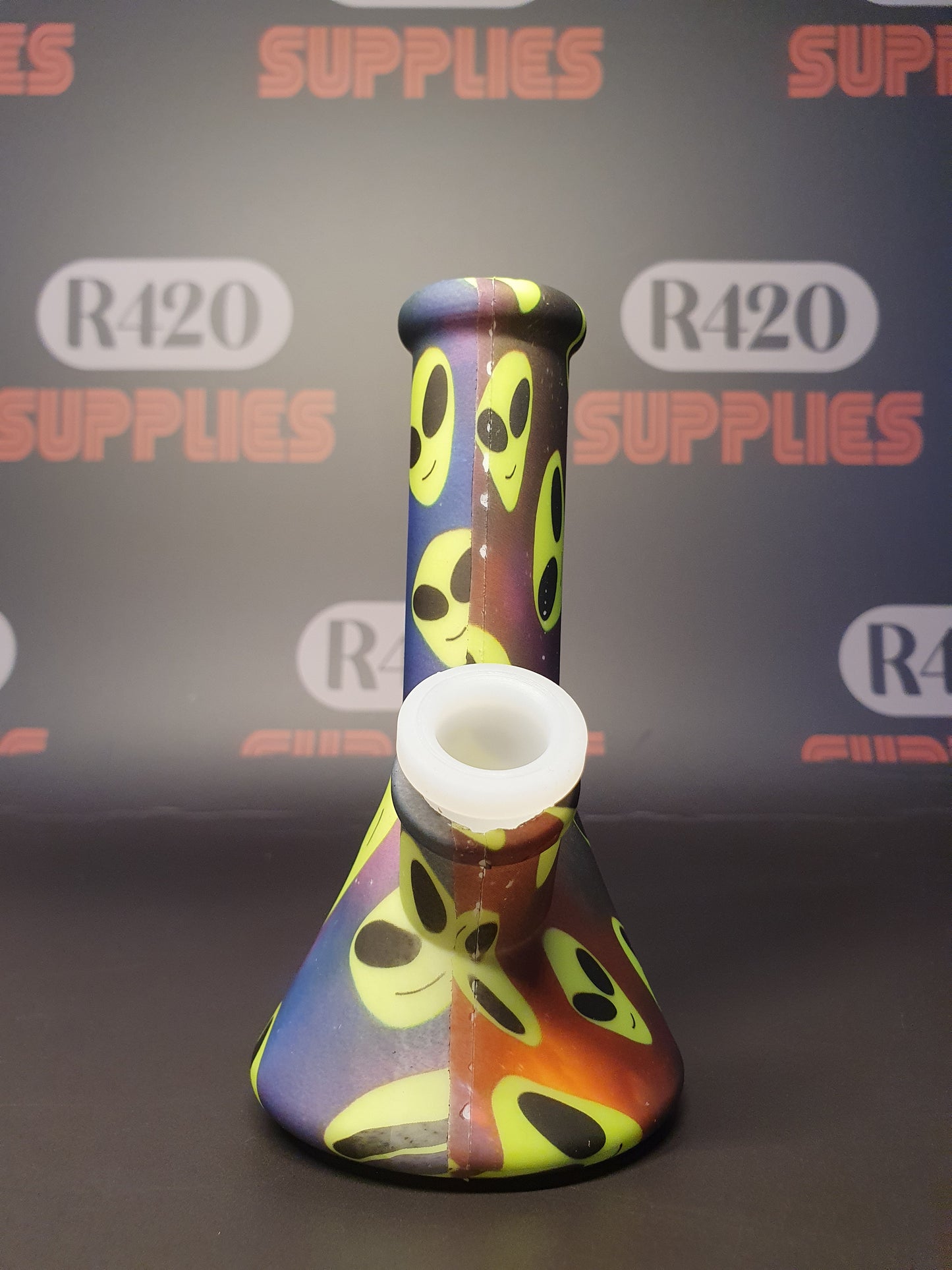 Siliconen Bong - 13cm - Alien Galaxy
