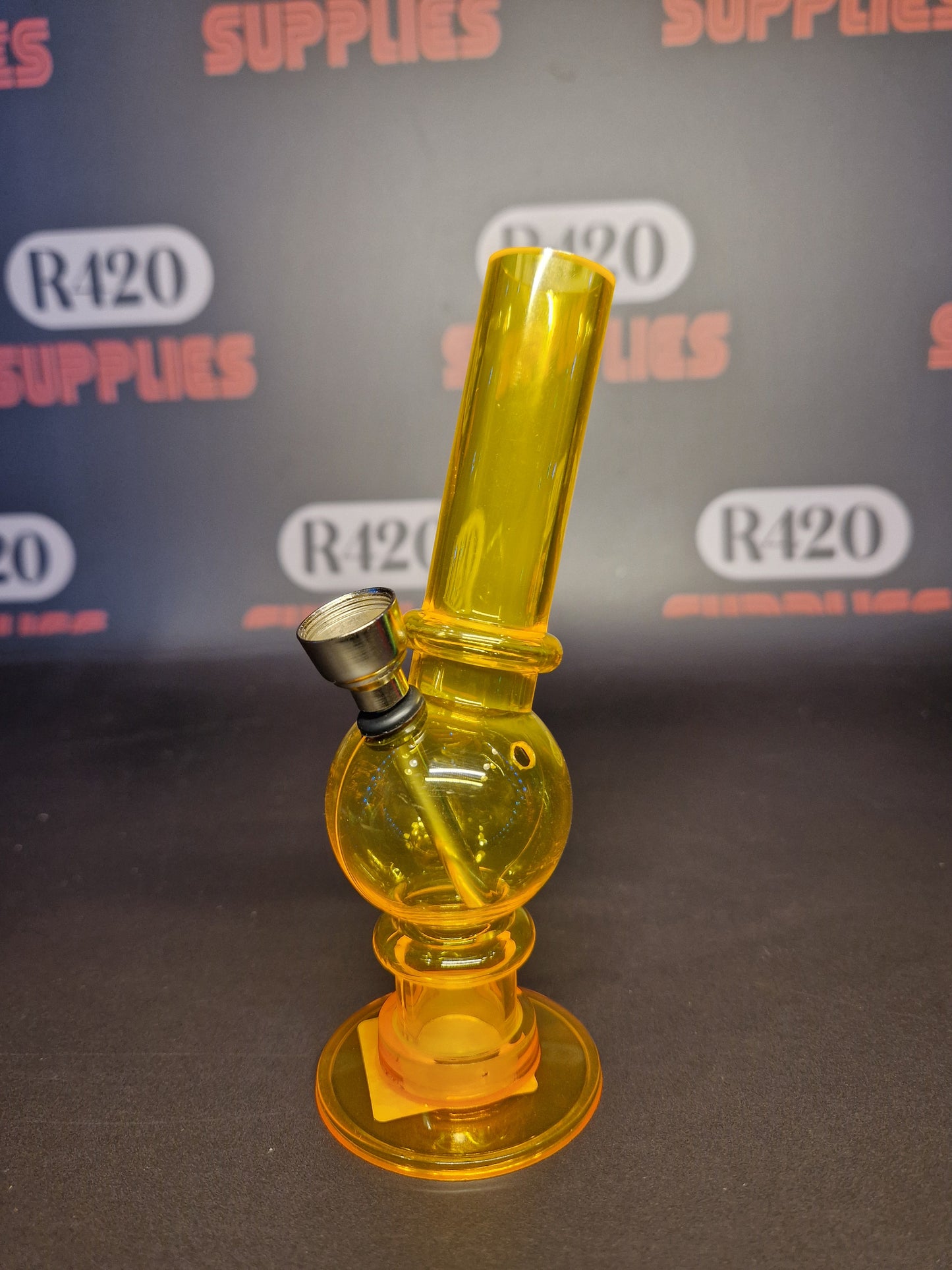 Champ High Plastic Mini Bong - 15cm - Mixed Colours