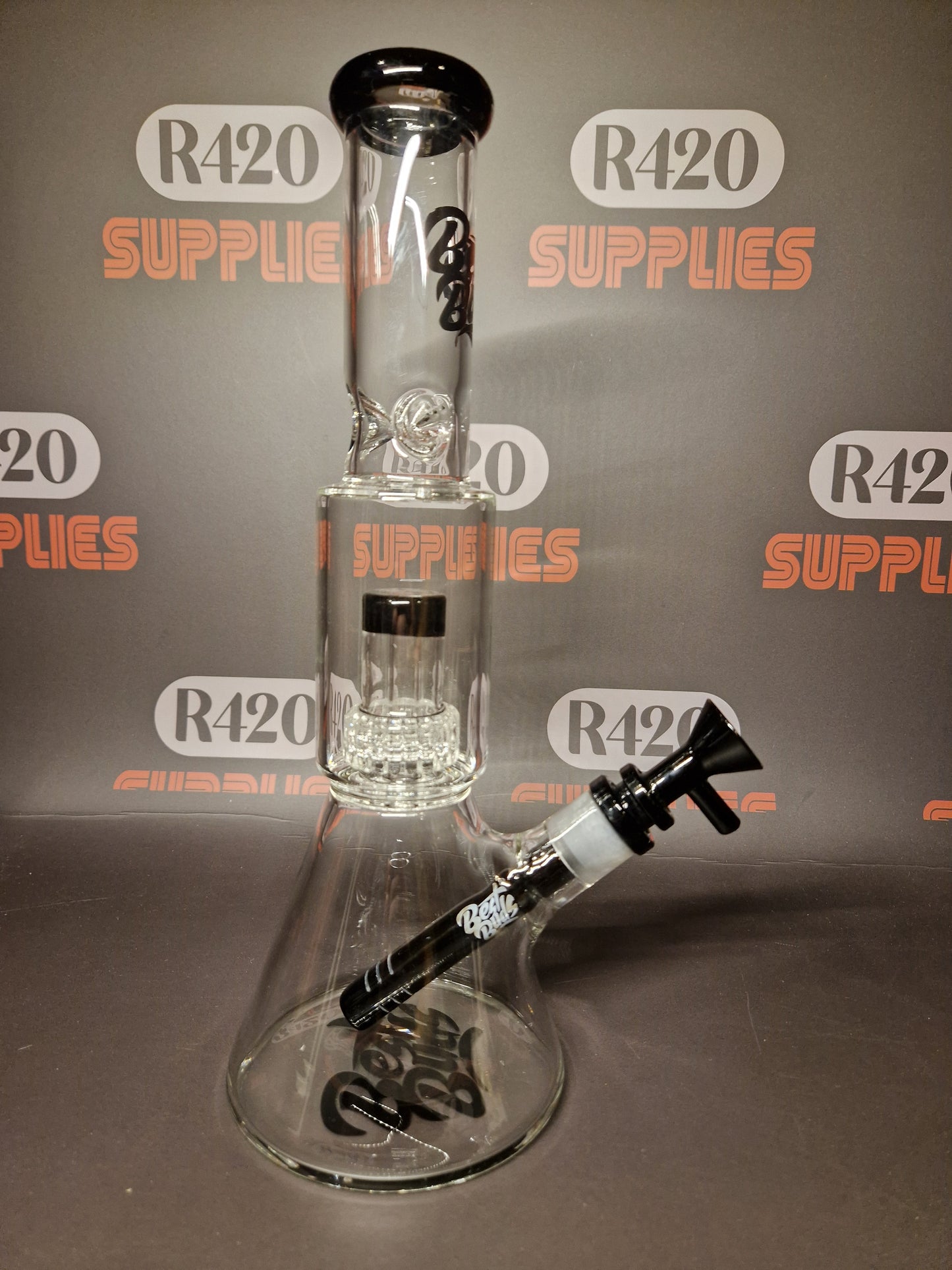 Best Buds - Double Chamber Matrix Perc Bong - 32cm