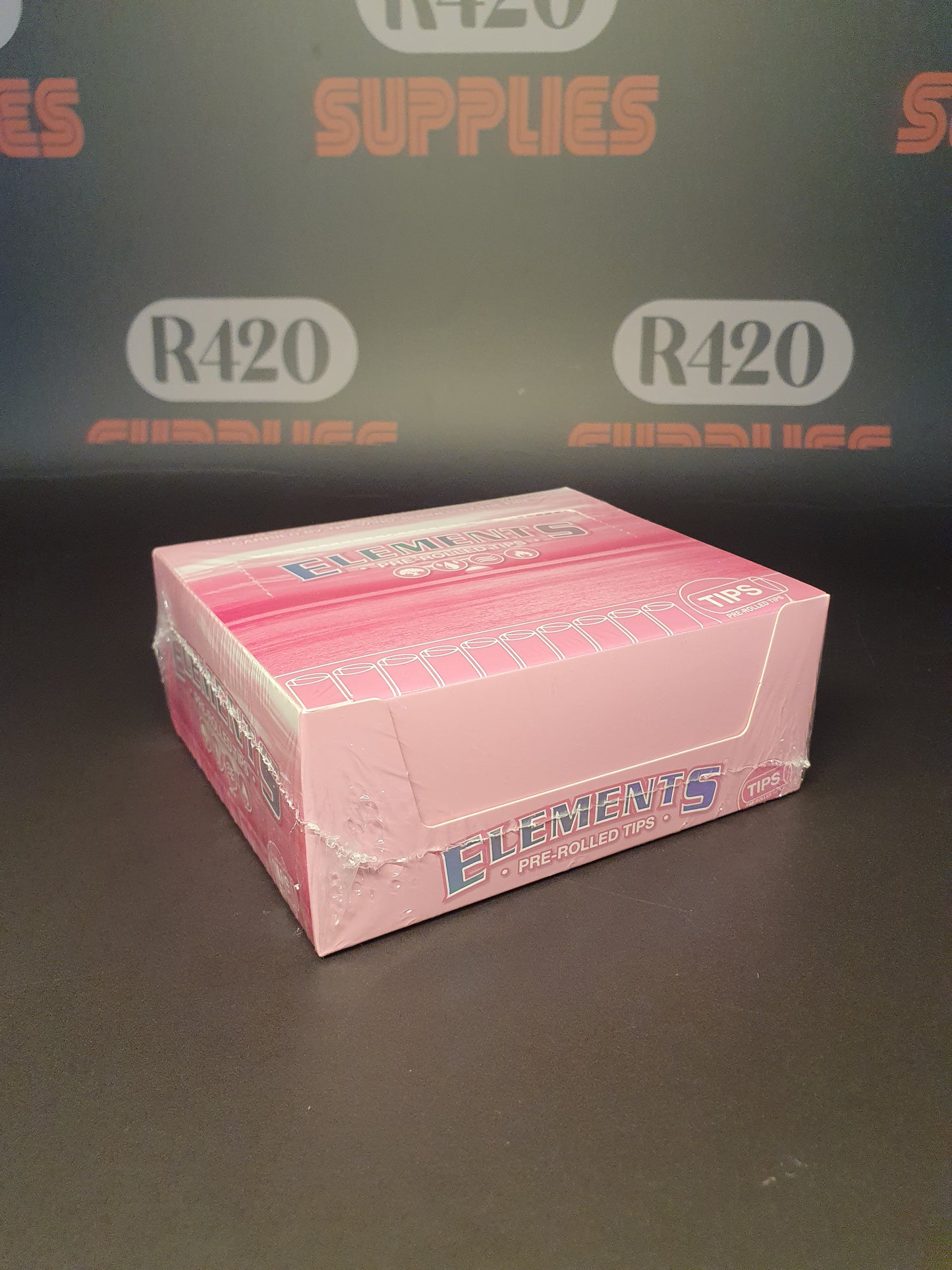 Elements Roze Voorgedraaide Tips - Schuifverpakking - 21 Tips