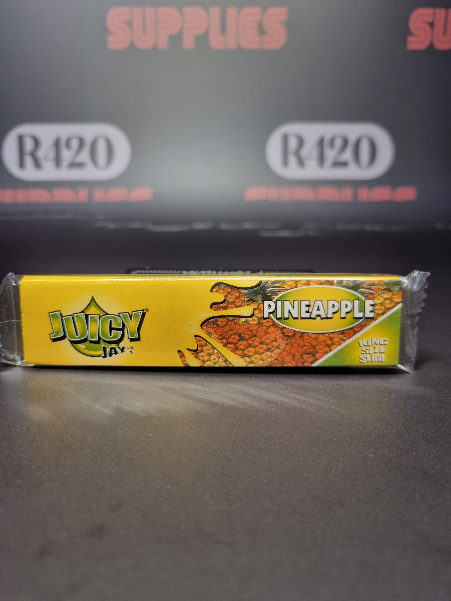 Juicy Jay's Kingsize Slim Gearomatiseerde Skins - Ananas