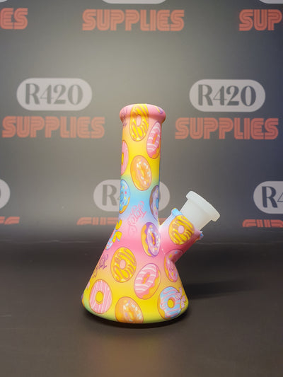 Siliconen Bong - 13cm - Donuts